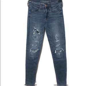 AE | Social stretch distressed Jean jeggings 2